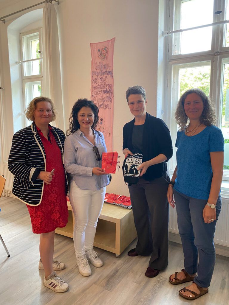 v.l.n.r. Ulrike Rosensky, Cansel Kiziltepe, Kathrin Möller, Barbara Hömberg