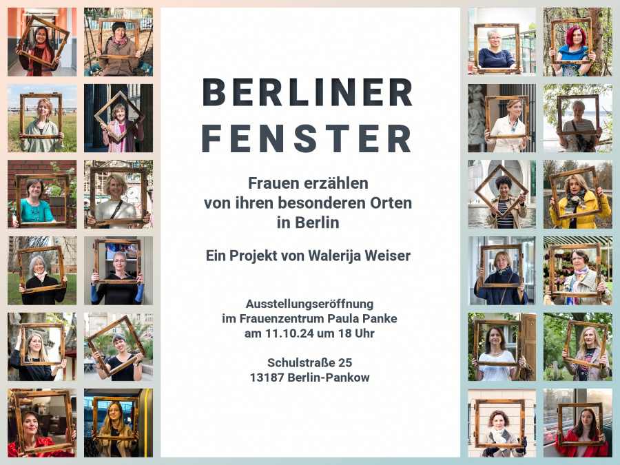 Vernissage: Berliner Fenster -  ein Projekt von Walerija Weiser